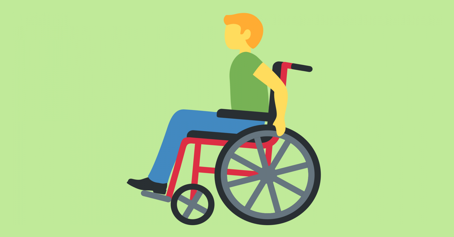 👨‍🦽 Emoji de hombre en silla de ruedas manual 4 Significados y Botón