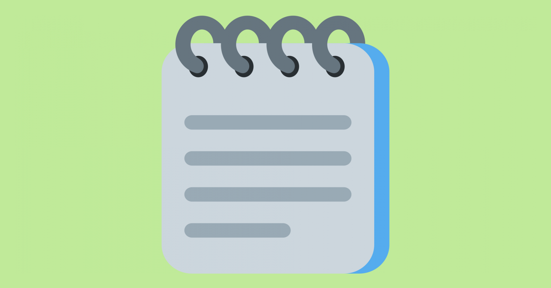 🗒️ Emoji de bloc de notas espiral Significado y Botón de Copiar y Pegar