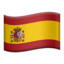 Emoji de bandera de España en Apple, iOS