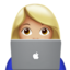 女上的Apple, iOS表情符号