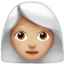 Emoji de mujer en Apple, iOS