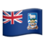 flag: Falkland Islands Emoji on Apple, iOS