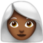 Emoji de mujer en Apple, iOS