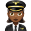 woman pilot Emoji on Apple, iOS