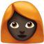woman Emoji on Apple, iOS