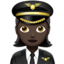 woman pilot Emoji on Apple, iOS