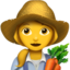 Emoji de mujer en Apple, iOS