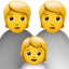 family Emoji on Apple, iOS