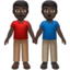 Emoji de hombres de la mano en Apple, iOS