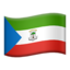 Emoji de bandera de Guinea Ecuatorial en Apple, iOS