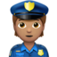 警官上的Apple, iOS表情符号