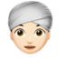 woman wearing turban Emoji on Apple, iOS