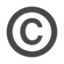 copyright Emoji on Apple, iOS