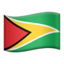 flag: Guyana Emoji on Apple, iOS