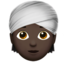 person wearing turban Emoji on Apple, iOS