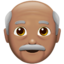Emoji de hombre viejo en Apple, iOS