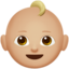Emoji de bebé en Apple, iOS