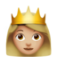 princess Emoji on Apple, iOS