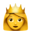 princess Emoji on Apple, iOS