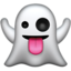 ghost Emoji on Apple, iOS