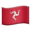 flag: Isle of Man Emoji on Apple, iOS