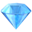 Emoji de diamante en Apple, iOS