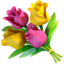 Emoji de ramo de flores en Apple, iOS
