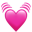 growing heart Emoji on Apple, iOS