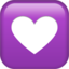 heart decoration Emoji on Apple, iOS