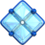 diamond with a dot Emoji on Apple, iOS