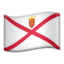 Emoji de bandera de Jersey en Apple, iOS