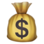 money bag Emoji on Apple, iOS