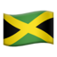 Emoji de bandera de Jamaica en Apple, iOS