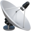 satellite Emoji on Apple, iOS