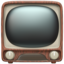 television Emoji on Apple, iOS