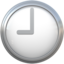 nine o’clock Emoji on Apple, iOS