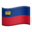 flag: Liechtenstein Emoji on Apple, iOS