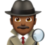 man detective Emoji on Apple, iOS