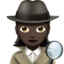 woman detective Emoji on Apple, iOS