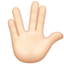 vulcan salute Emoji on Apple, iOS