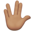 vulcan salute Emoji on Apple, iOS