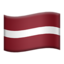 flag: Latvia Emoji on Apple, iOS