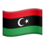 Emoji de bandera de Libia en Apple, iOS