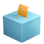 ballot box with ballot Emoji on Apple, iOS