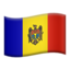 flag: Moldova Emoji on Apple, iOS