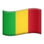 flag: Mali Emoji on Apple, iOS