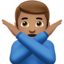 man gesturing NO Emoji on Apple, iOS