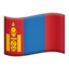 Emoji de bandera de Mongolia en Apple, iOS