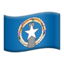 flag: Northern Mariana Islands Emoji on Apple, iOS