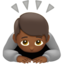 woman raising hand Emoji on Apple, iOS